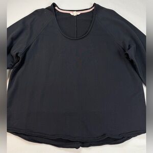 Per Una French Terry Scoop Neck Sweatshirt size Large
